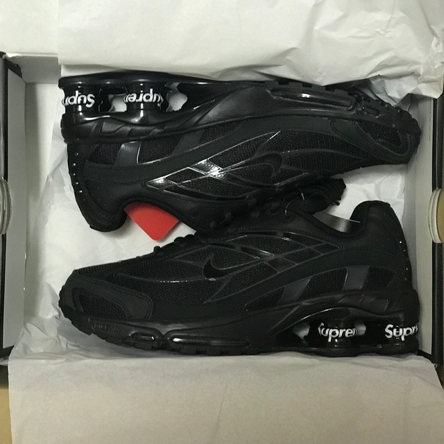 Supreme(シュプリーム)の27cm Supreme × Nike Shox Ride 2 Black 新品 メンズの靴/シューズ(スニーカー)の商品写真