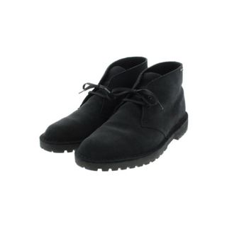 クラークス(Clarks)のclarks クラークス ブーツ 9(27cm位) 黒 【古着】【中古】(ブーツ)