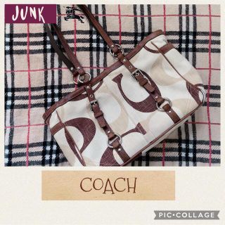 コーチ(COACH)のCOACH コーチ bag ショルダー ブラウン ベージュ(ショルダーバッグ)