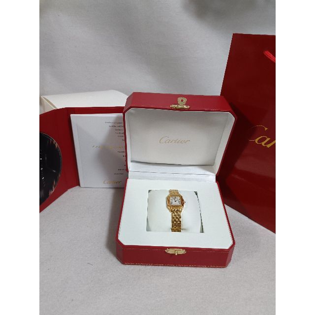 注目ショップ・ブランドのギフト - Cartier カルティエ ゴールド パンテールSM 腕時計