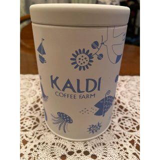 カルディ(KALDI)の数量限定【KALDI】夏のキャニスター缶（グッサマ柄）(容器)