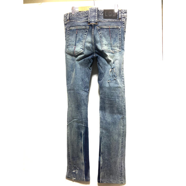 新品超特価】 LGB - lgb ダメージデニムパンツ ブリーチ加工の通販 by