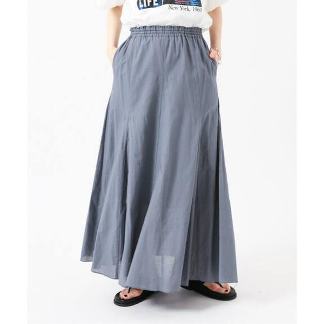 IENA(イエナ)のIENA コットンボイルパネルフレアスカート レディースのスカート(ロングスカート)の商品写真
