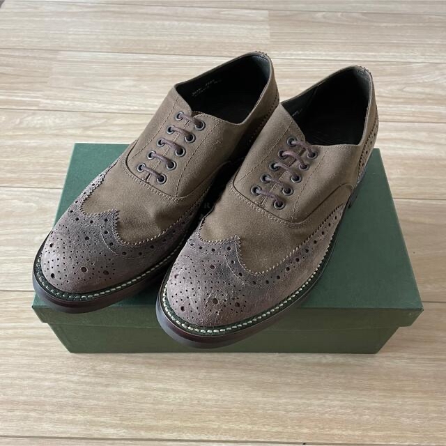 新品GRENSON×Barbour Wネーム バーブァー グレンソン希少コラボ