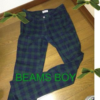 ビームスボーイ(BEAMS BOY)の値下げ▲チェックなパンツ(カジュアルパンツ)