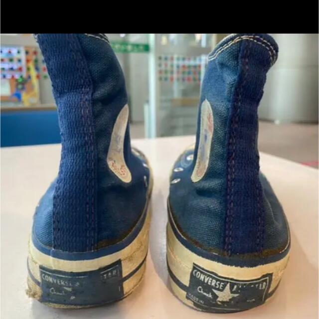 CONVERSE - 70s USA製 コンバース チャックテイラー 紺 25.5センチ オリジナルの通販 by 美咲|コンバースならラクマ CONVERSE - 70s USA製 コンバース チャックテイラー 紺 25.5センチ オリジナルの通販 by 美咲|コンバースならラクマ