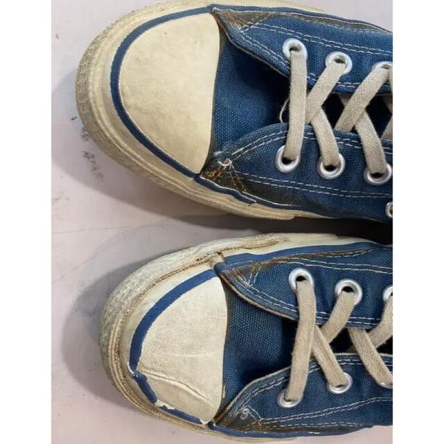 CONVERSE - 70s USA製 コンバース チャックテイラー 紺 25.5センチ オリジナルの通販 by 美咲|コンバースならラクマ CONVERSE - 70s USA製 コンバース チャックテイラー 紺 25.5センチ オリジナルの通販 by 美咲|コンバースならラクマ