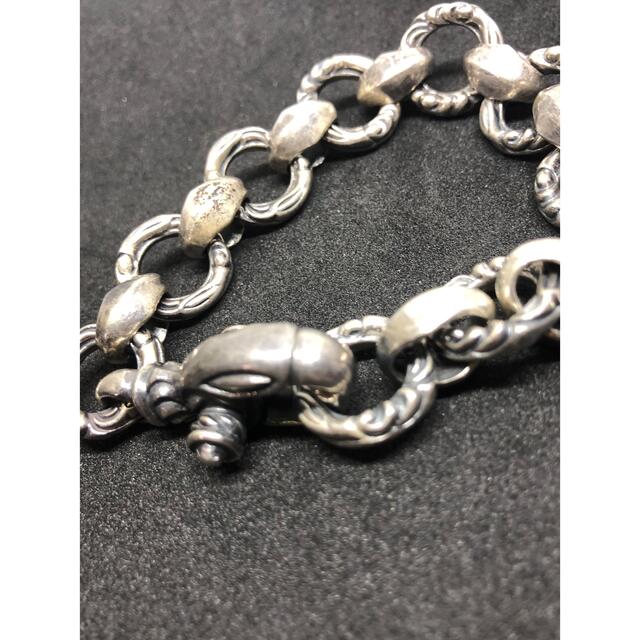 シルバー925ブレスレット 嘴フック 重厚ヘビー VINTAGE ヴィンテージ