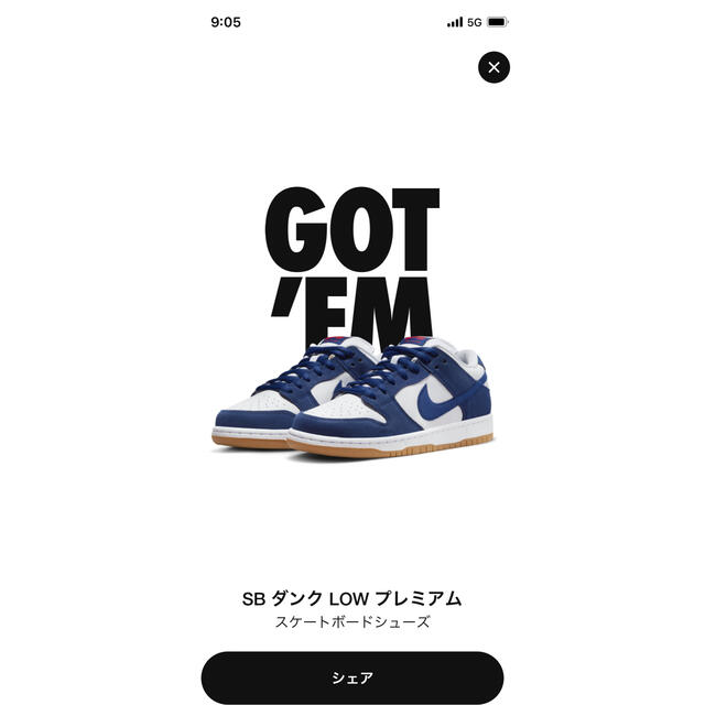 NIKE(ナイキ)のNIKE SBダンクLOWプレミアム　DEEP ROYAL  BLUE 28cm メンズの靴/シューズ(スニーカー)の商品写真