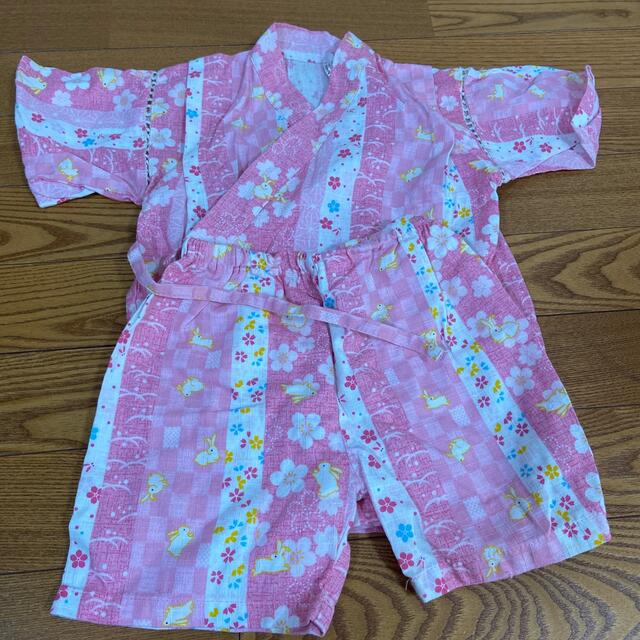 甚平 キッズ/ベビー/マタニティのキッズ服女の子用(90cm~)(甚平/浴衣)の商品写真