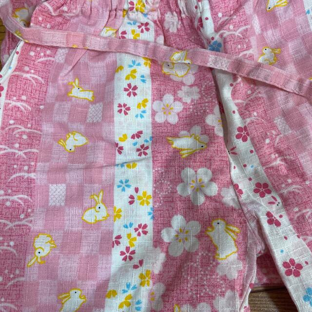 甚平 キッズ/ベビー/マタニティのキッズ服女の子用(90cm~)(甚平/浴衣)の商品写真