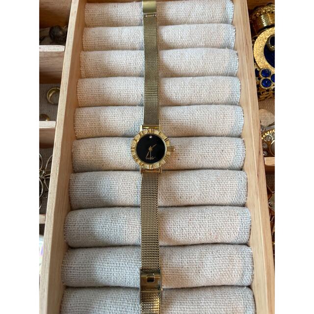 Tiffany & Co.(ティファニー)の【VIDA+】ヴィーダプラス V-005GD-BK レディース 腕時計 メンズの時計(腕時計(アナログ))の商品写真