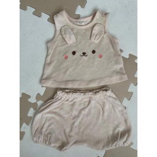 キッズズー(kid’s zoo)のkid's zoo うさぎ　セットアップ　70(シャツ/カットソー)