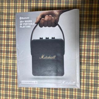 Marshall STOCKWELLⅡ Bluetoothスピーカー 黒色 新品(スピーカー)