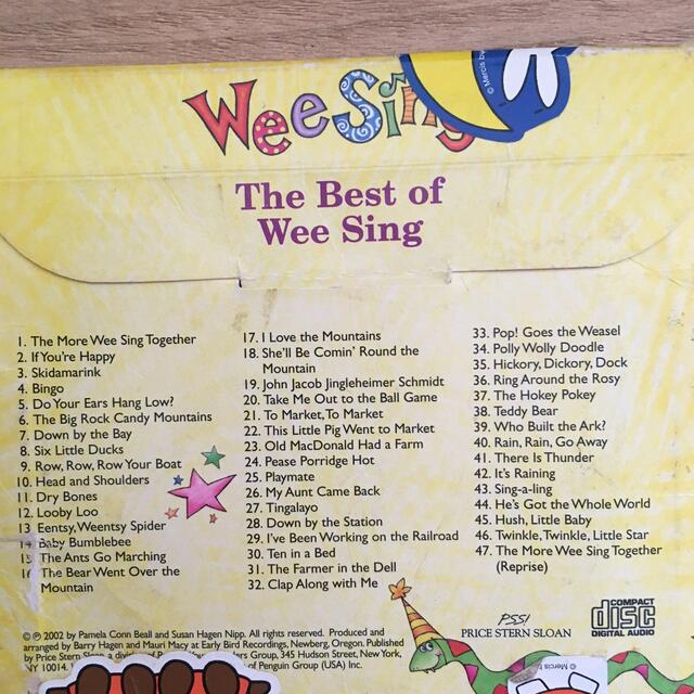 【⠀たらちゃん様専用】The Best of Wee Sing 英語歌CD47曲