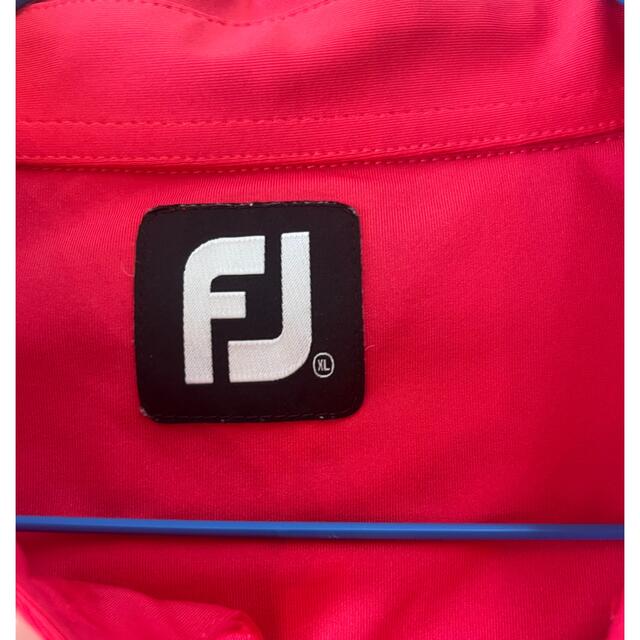 FootJoy(フットジョイ)のフットジョイ　ゴルフ　ポロシャツ　LL XL ピンク　レッド スポーツ/アウトドアのゴルフ(ウエア)の商品写真