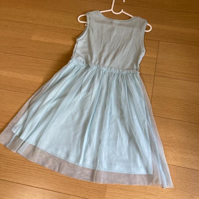 UNIQLO(ユニクロ)のユニクロ　チュールワンピース　size120 キッズ/ベビー/マタニティのキッズ服女の子用(90cm~)(ワンピース)の商品写真