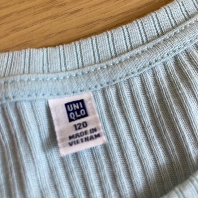 UNIQLO(ユニクロ)のユニクロ　チュールワンピース　size120 キッズ/ベビー/マタニティのキッズ服女の子用(90cm~)(ワンピース)の商品写真