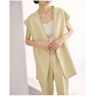 トゥデイフル(TODAYFUL)のTODAYFUL Collarless Twill Vest ベスト(ベスト/ジレ)