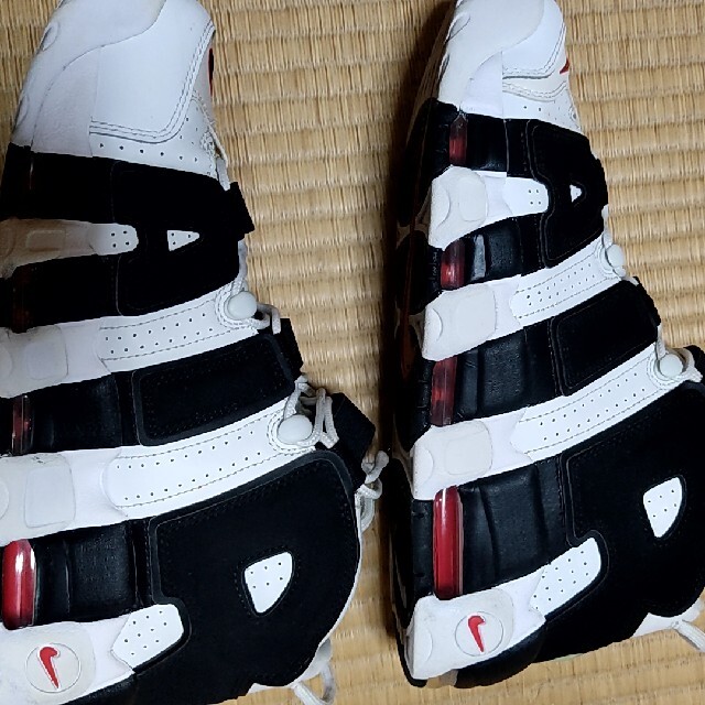 スニーカーNike Air more uptempo モアテン ゼブラ