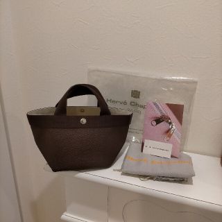 エルベシャプリエ(Herve Chapelier)の美品♡エルベシャプリエ 701GP モカ×モカ(ハンドバッグ)