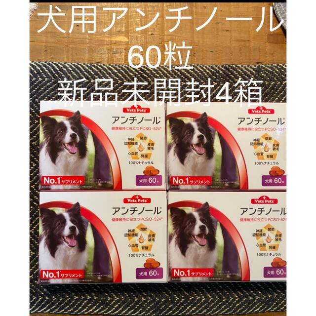 犬用アンチノール60粒入り新品未開封4箱