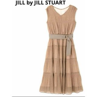 ジルバイジルスチュアート(JILL by JILLSTUART)のティアードドットワンピース(ロングワンピース/マキシワンピース)