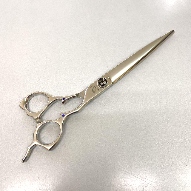 新品/理美容 7インチシザー おススメ ベアリングネジ - ヘアケア