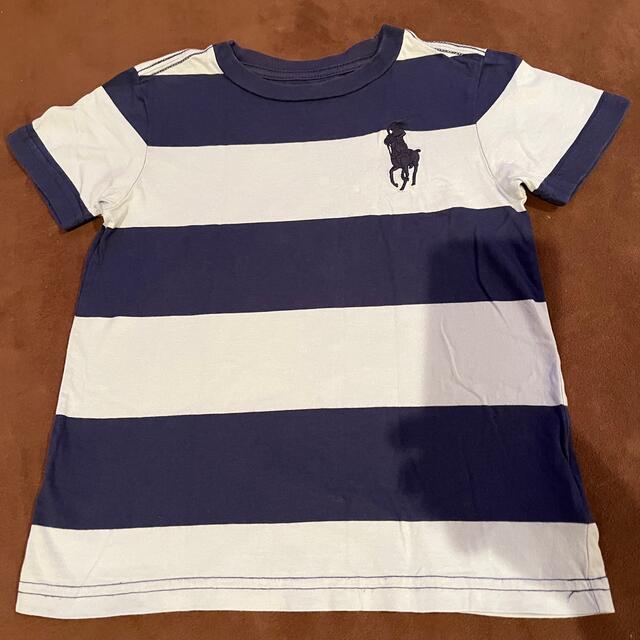 Ralph Lauren(ラルフローレン)のラルフローレン3T ビッグポニー ボーダーTシャツ キッズ/ベビー/マタニティのキッズ服男の子用(90cm~)(Tシャツ/カットソー)の商品写真