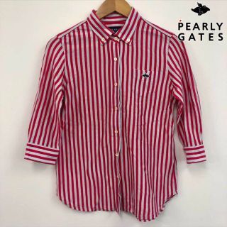 パーリーゲイツ(PEARLY GATES)のPEARLY GATESパーリーゲイツ 七分袖シャツ ジャージ素材 size1(その他)