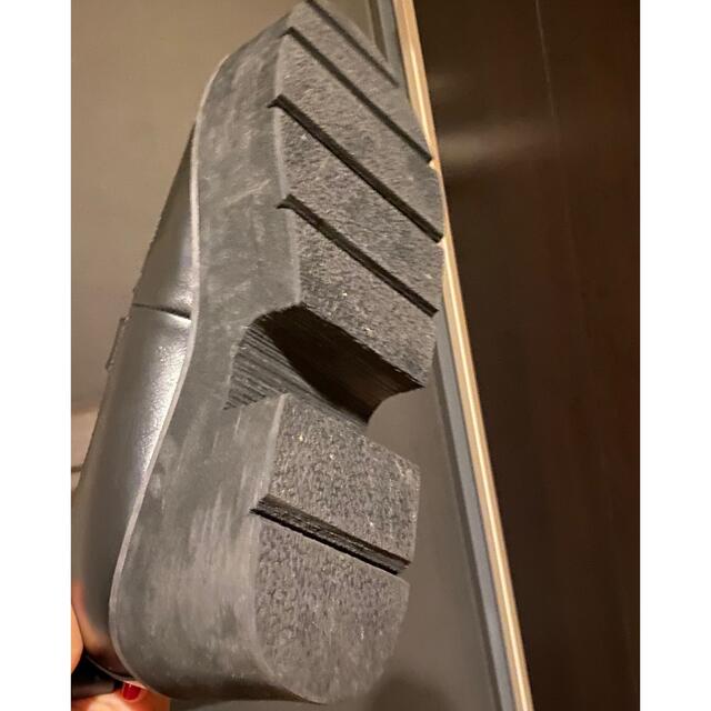 R&E(アールアンドイー)の厚底　yosuke パンプス　アンクル　ベルト　黒　地雷系　量産型　ローファー レディースの靴/シューズ(ハイヒール/パンプス)の商品写真