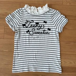 メゾピアノ(mezzo piano)のにいは様専用 メゾピアノ ボーダーTシャツ(Tシャツ/カットソー)