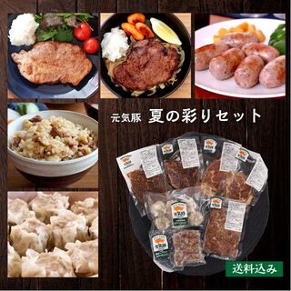 元気豚　夏の彩りセット【お中元　夏ギフト】(肉)