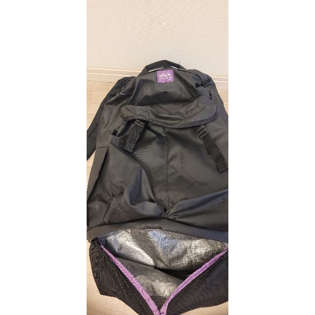 gravis(グラビス)のGravis リュック ブラック×パープル 黒 紫 メンズのバッグ(バッグパック/リュック)の商品写真
