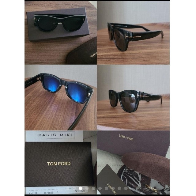 TOM FORD(トムフォード)のトムフォード サングラス cary TF58 黒 メンズのファッション小物(サングラス/メガネ)の商品写真