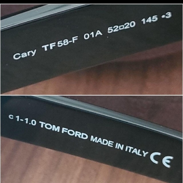 TOM FORD(トムフォード)のトムフォード サングラス cary TF58 黒 メンズのファッション小物(サングラス/メガネ)の商品写真