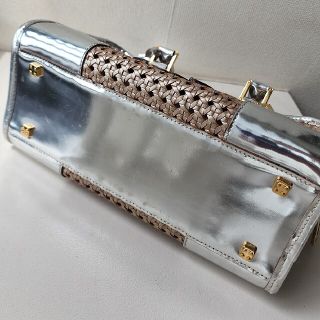 LOEWE★ロエベ アマソナ28/本革イントレチャート メタリック バッグ