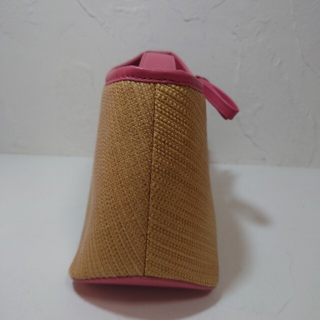 Cole Haan(コールハーン)のCOLE HAAN コールハーン ショルダーバッグ バンドバッグ 水玉 ピンク レディースのバッグ(ショルダーバッグ)の商品写真