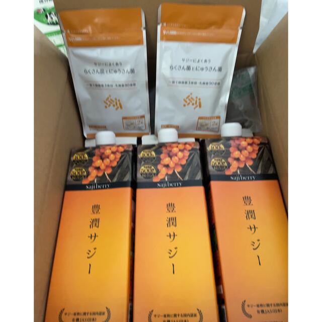 豊潤サジー 1000ml×3 おまけつき- 豊潤サジー 1000ml×3 おまけつき-