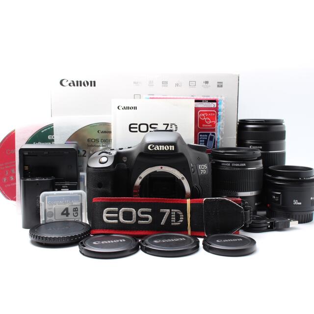 ❣️高速連写✨キャノン Canon EOS 7D❤トリプルレンズ rsgmladokgi.com