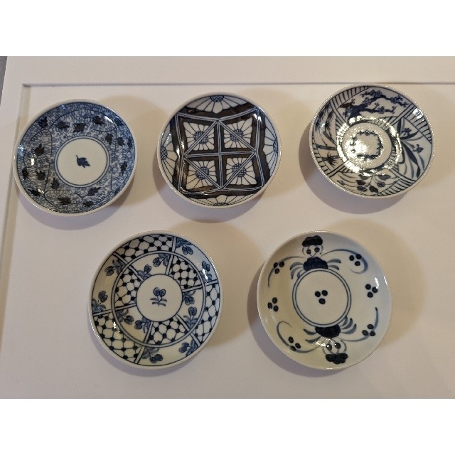 HASAMI(ハサミ)の西海陶器 波佐見焼　染付紋　8枚セット インテリア/住まい/日用品のキッチン/食器(食器)の商品写真