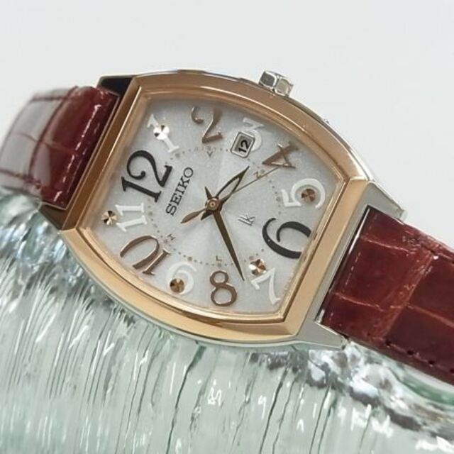 ンダーを 店内ポイント10倍 SEIKO ルキア SSVW094 ソーラー電波修正