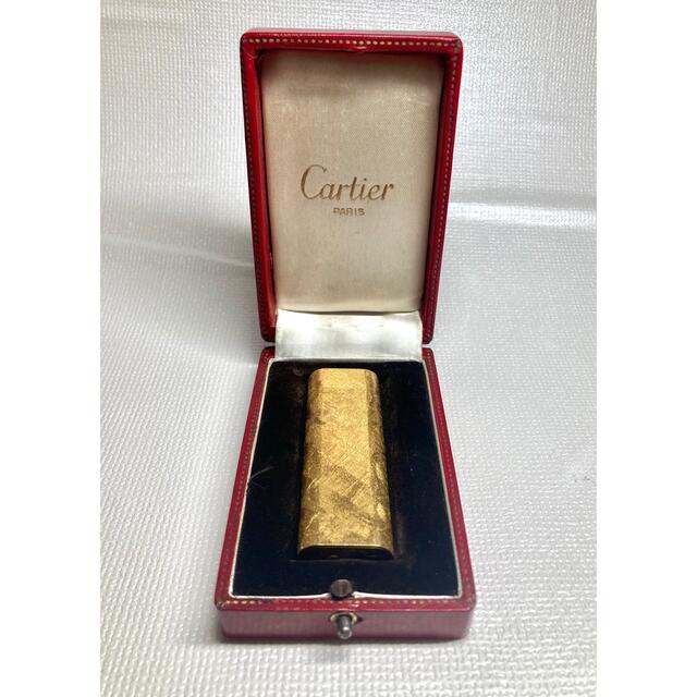 となってお 着火確認済み カルティエ ブルート ガス ライター Cartier