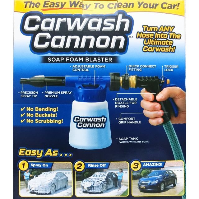 【新品未開封】Carwash Canon カーウォッシュキャノン 自動車/バイクの自動車(洗車・リペア用品)の商品写真