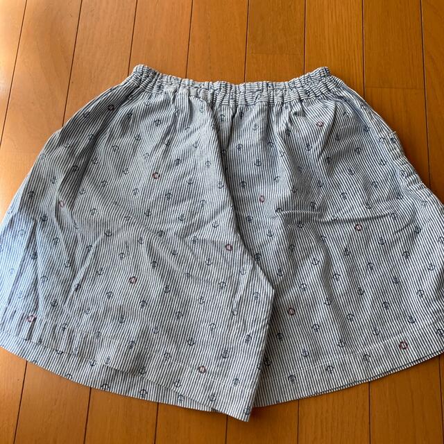 薄手キュロット・140前後 キッズ/ベビー/マタニティのキッズ服女の子用(90cm~)(パンツ/スパッツ)の商品写真