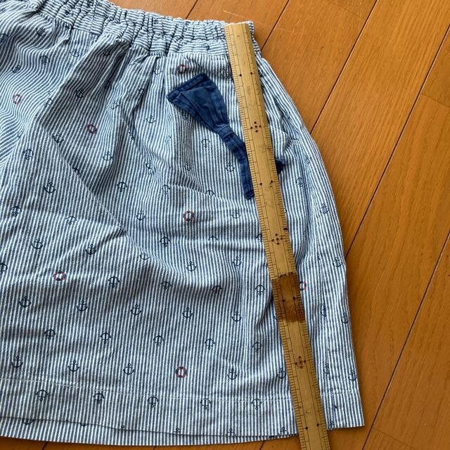 薄手キュロット・140前後 キッズ/ベビー/マタニティのキッズ服女の子用(90cm~)(パンツ/スパッツ)の商品写真