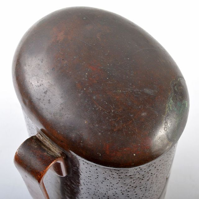 中国 古銅 刻象文 酒燗器 ちろり 酒瓶 M R4707 - 美術品