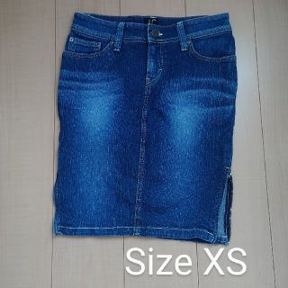 サムシング(SOMETHING)の【★再値下げ☆】SOMETHING VenusJEANS　スカート　サイズXS(ひざ丈スカート)