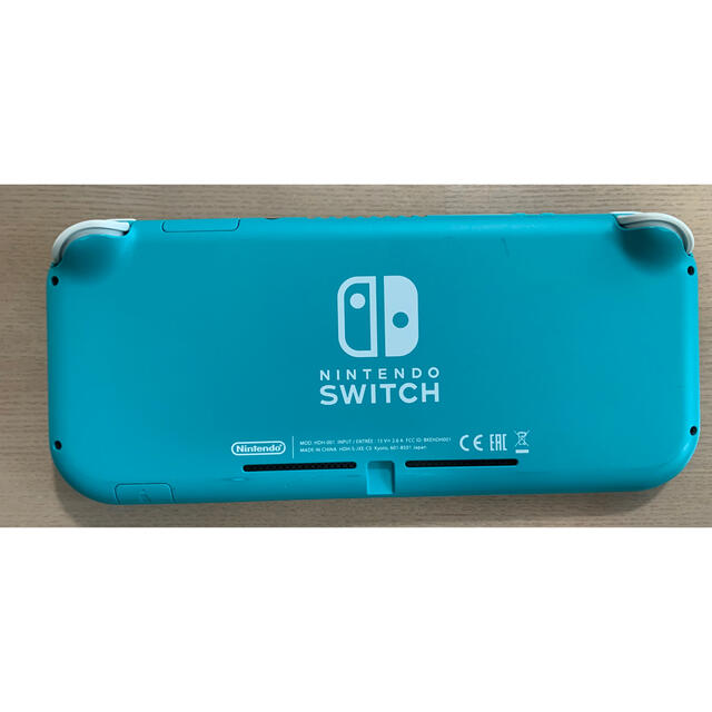 Nintendo Switch(ニンテンドースイッチ)のNintendo Switch Lite ターコイズ 中古品　フィルム付き エンタメ/ホビーのゲームソフト/ゲーム機本体(携帯用ゲーム機本体)の商品写真