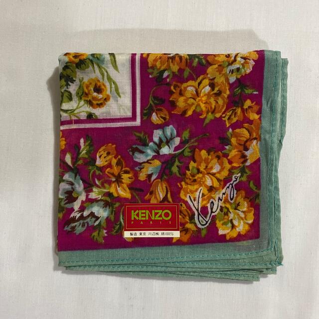 KENZO(ケンゾー)のKENZO ハンカチ　未使用品　#1991 レディースのファッション小物(ハンカチ)の商品写真